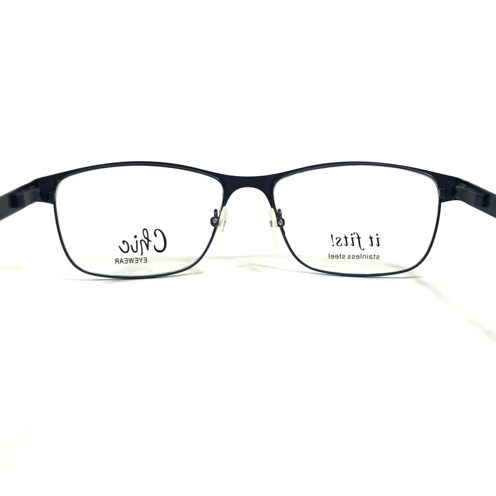 Chic Eyewear Eyeglasses Frames SHEILA MATT BLUE Square Full Rim 58-17-145